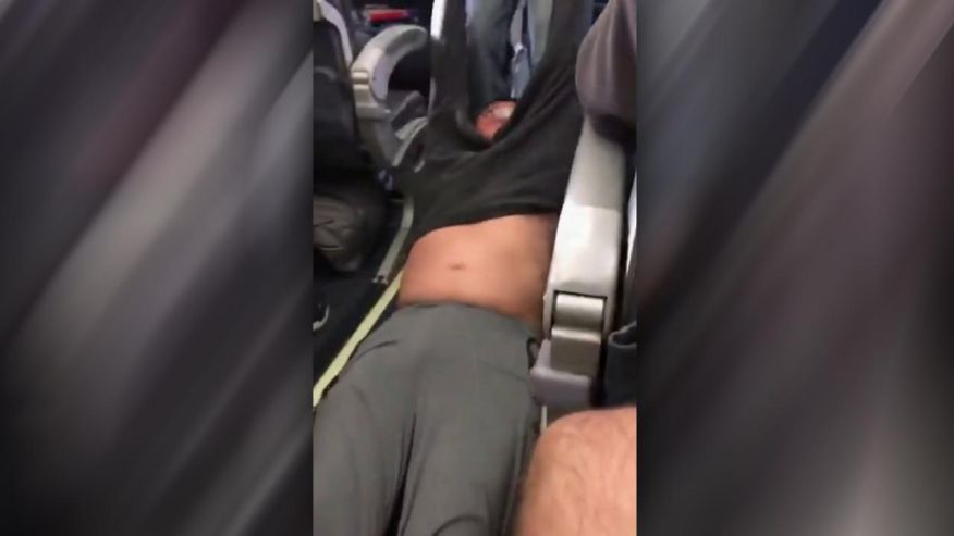 United Airlines Drags Man Off Plane