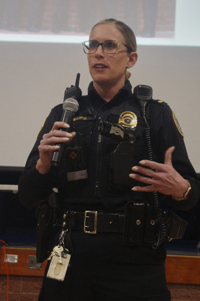 Community discusses likelihood of school police officers
